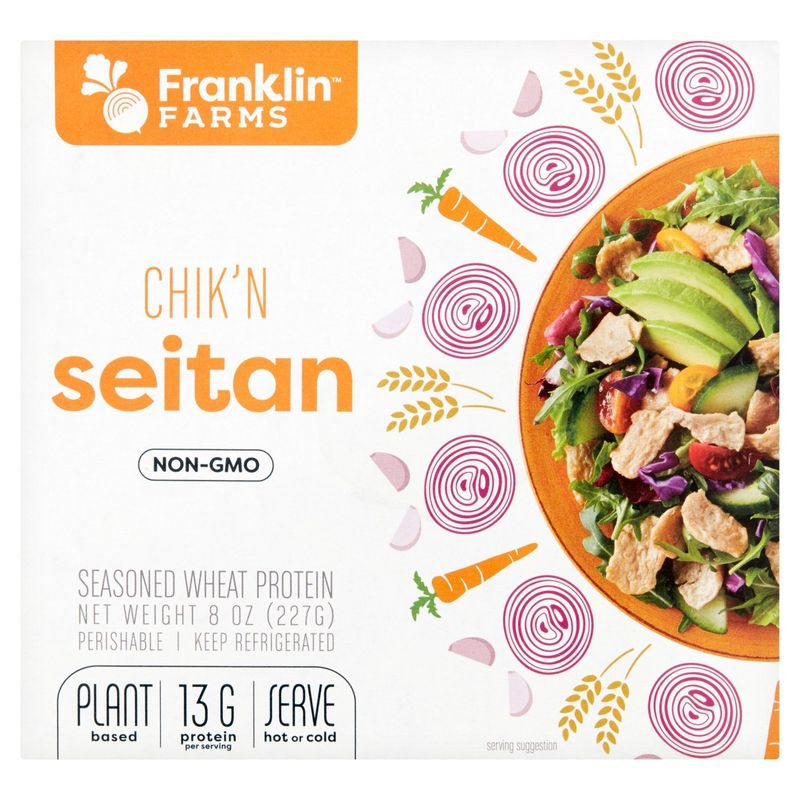Franklin Farms Chik&#39;n Seitan, 8 oz