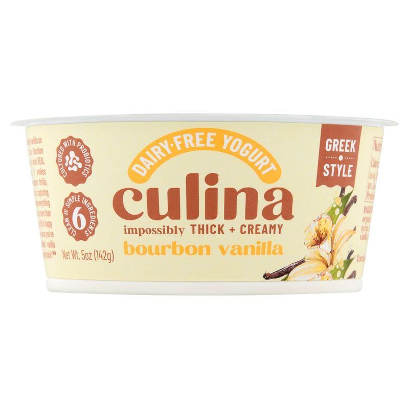 Culina Bourbon Vanilla Dairy-Free Yogurt, 5 oz