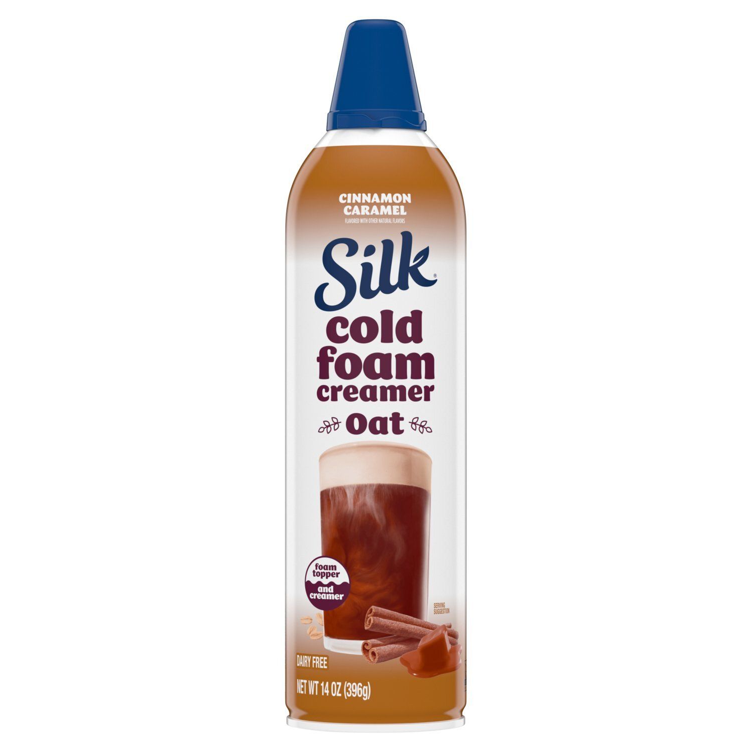 Silk Cinnamon Caramel Cold Foam Creamer Oat, 14 oz