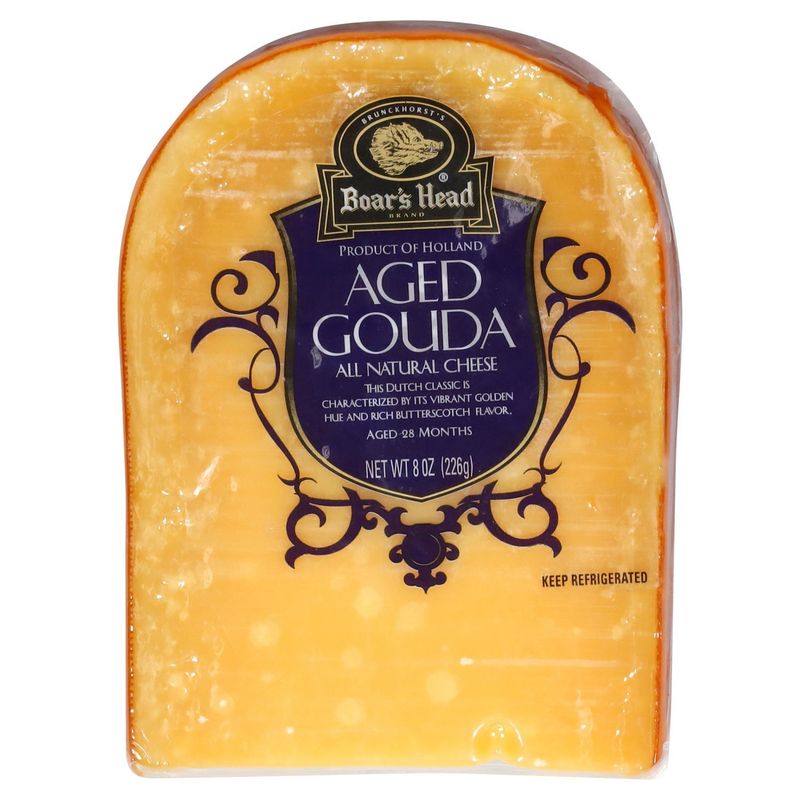 Boar&#39;s Head Aged Gouda All Natural Cheese, 8 oz