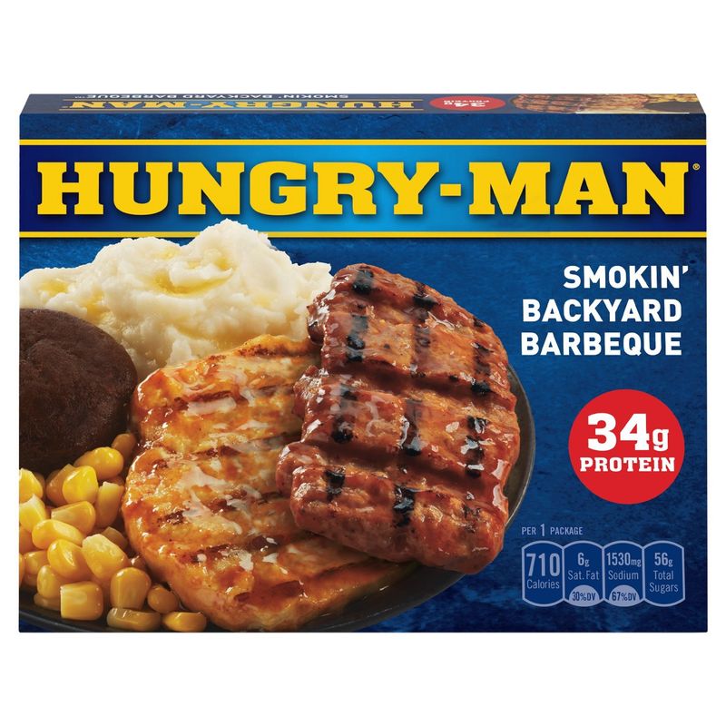 Hungry-Man Smokin&#39; Backyard Barbeque, 15.25 oz