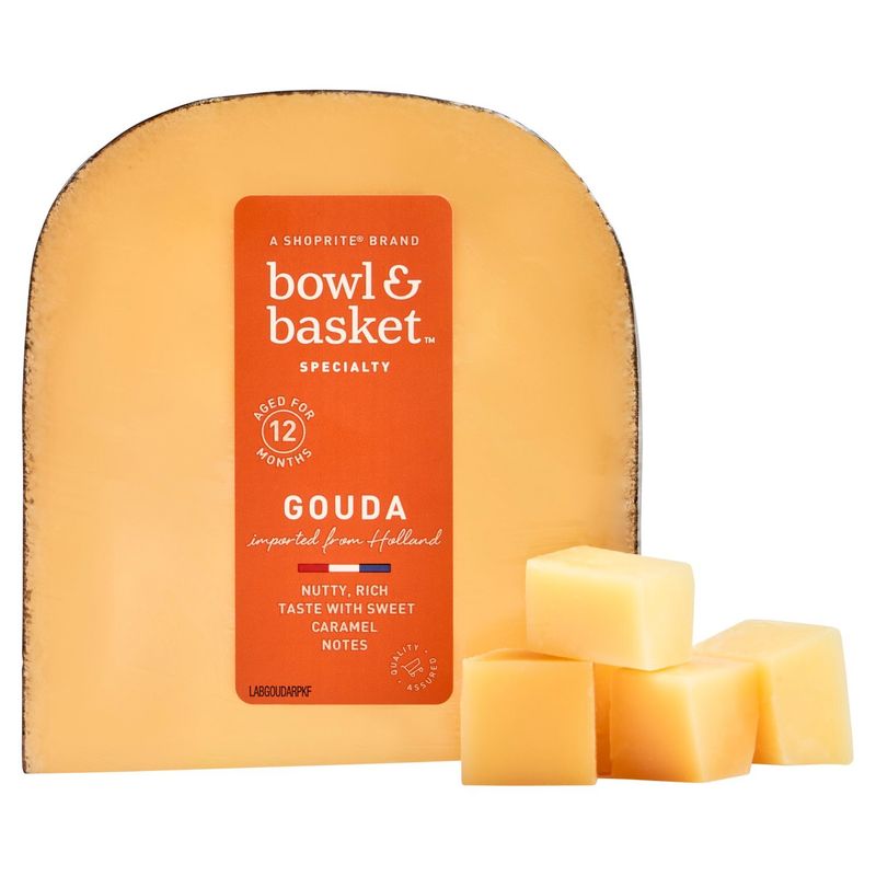 Bowl &amp; Basket 12 Month Aged Gouda Cheese