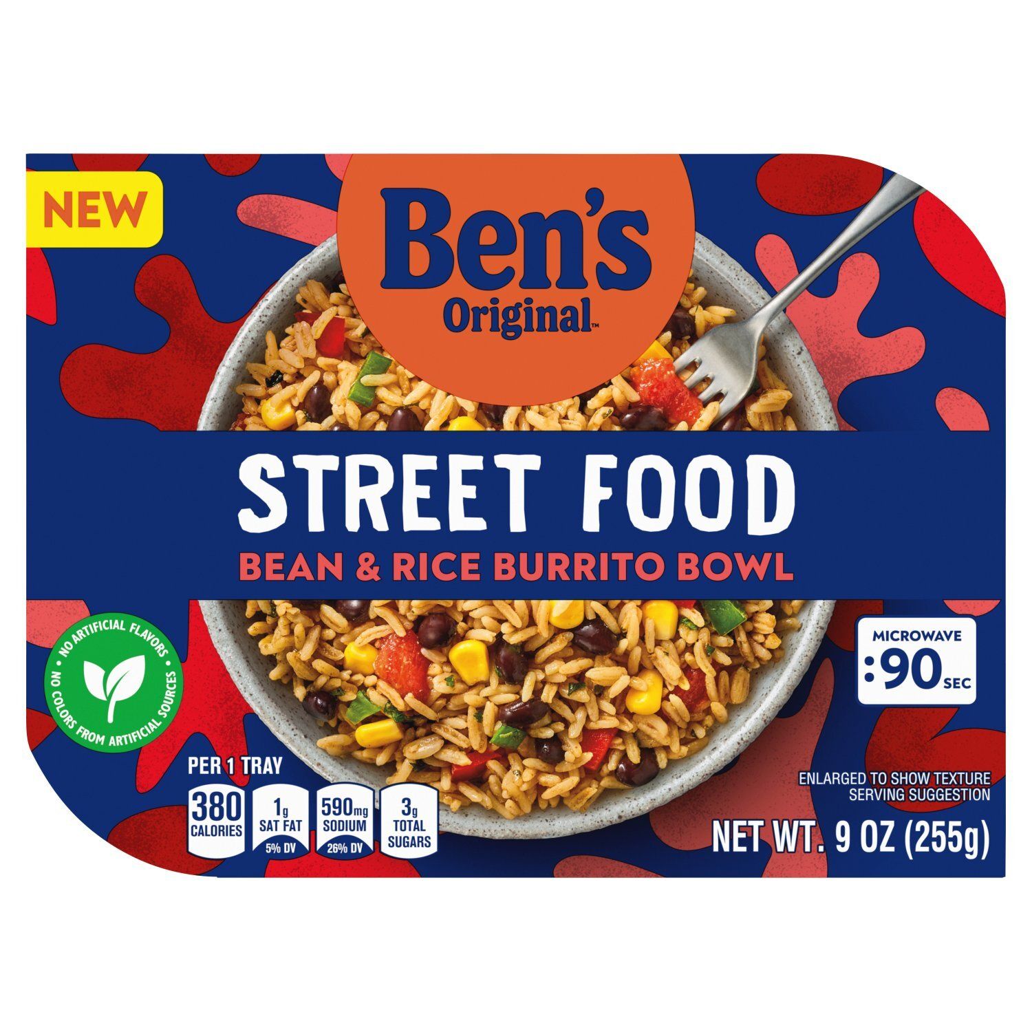 Ben&#39;s Original Street Food Bean &amp; Rice Burrito Bowl, 9 oz