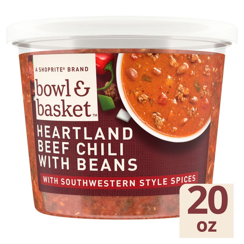 Bowl &amp; Basket Heartland Beef Chili with Beans, 20 oz
