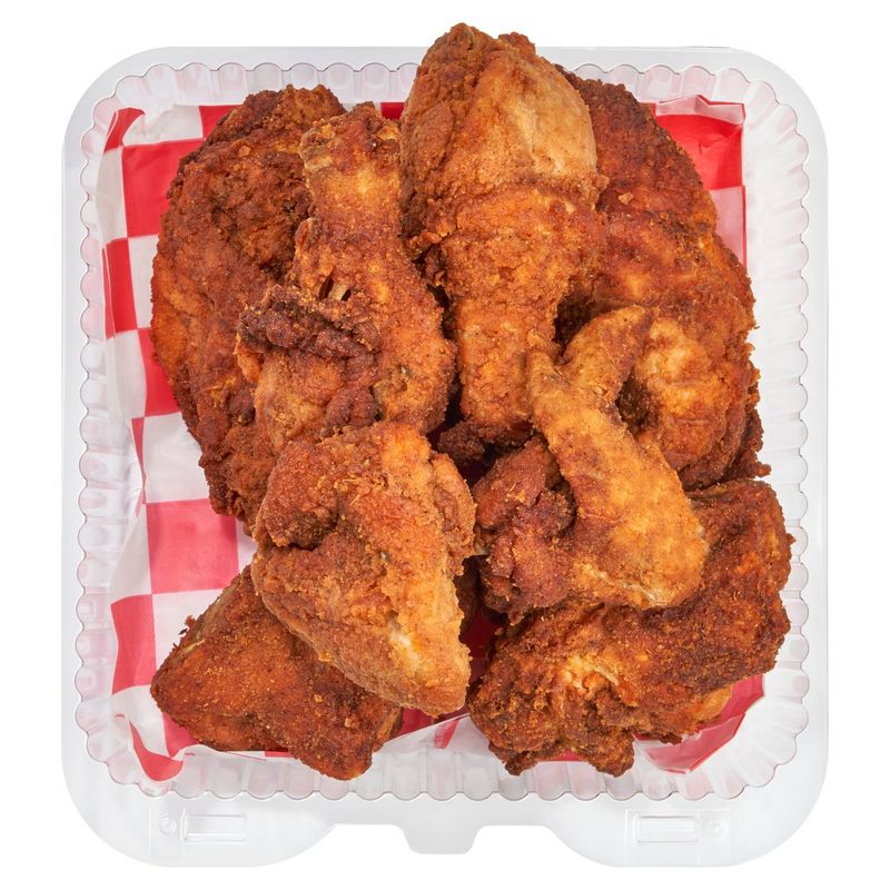 Store Prepared Spicy 8-Piece Dark Fried Chicken - Sold Cold