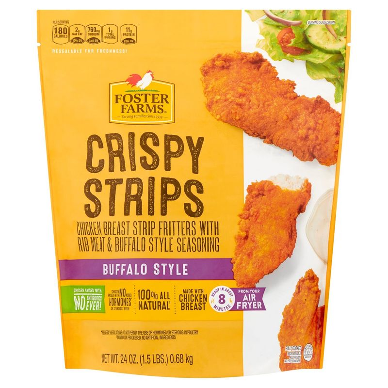 Foster Farms Buffalo Style Crispy Strips, 24 oz