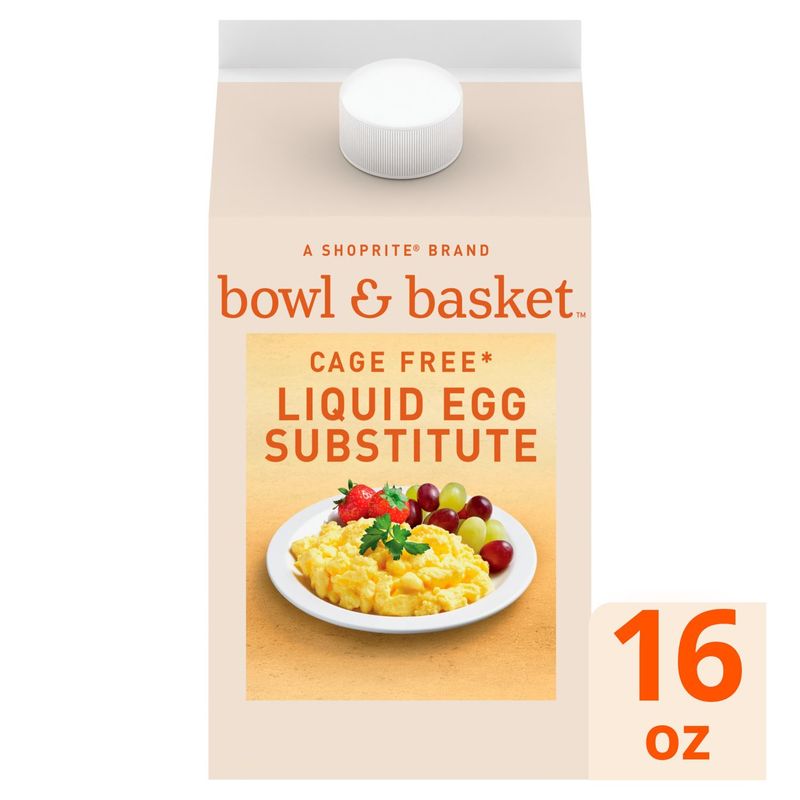 Bowl &amp; Basket Cage Free Liquid Egg Substitute, 16 oz