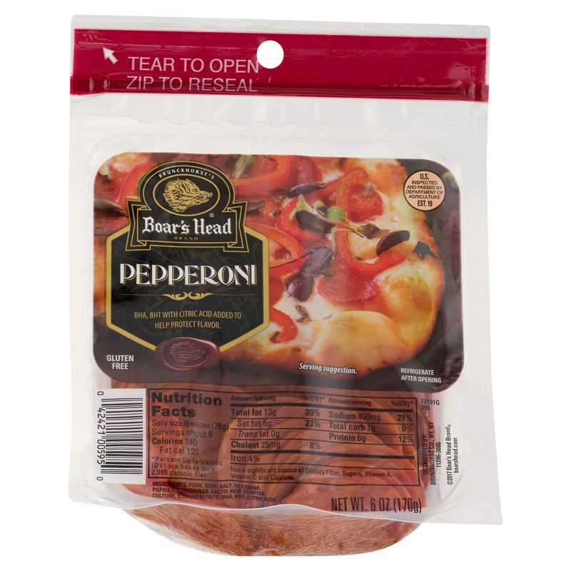 Boar&#39;s Head Pepperoni, 6 oz