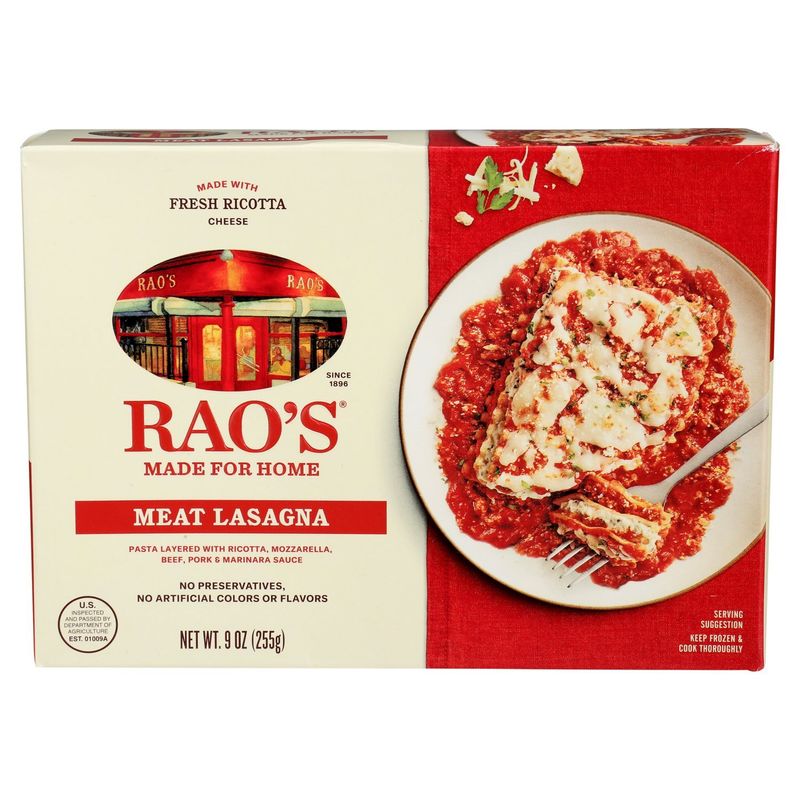 Rao&#39;s Meat Lasagna, 9 oz