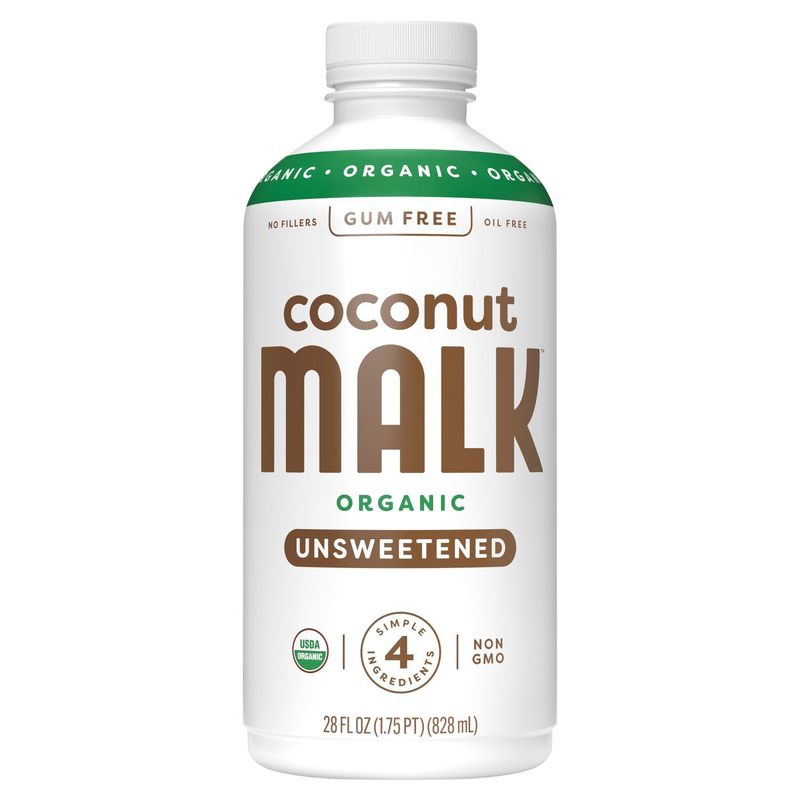 Malk Organic Unsweetened Coconut Milk, 28 fl oz