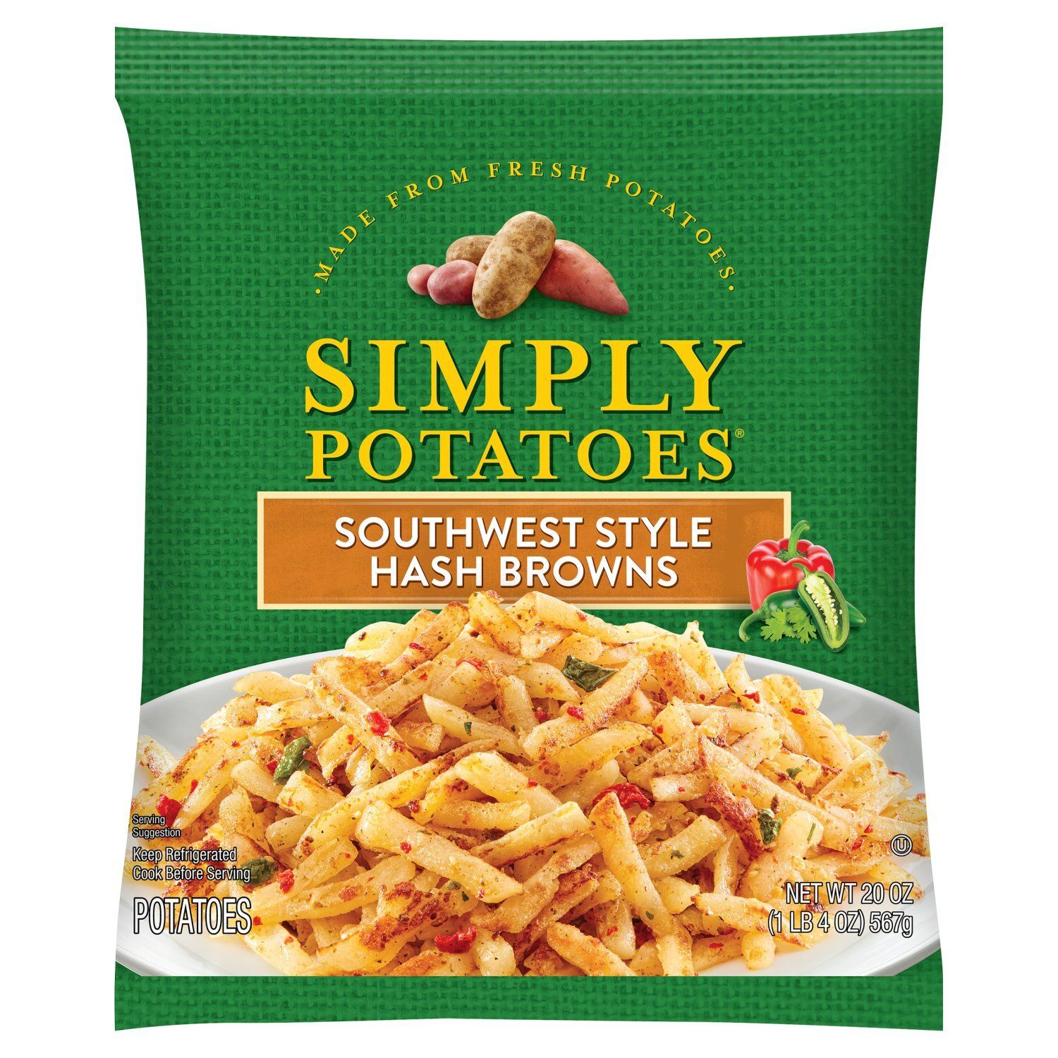 Simply Potatoes Southwest Style Hash Browns, 20 oz