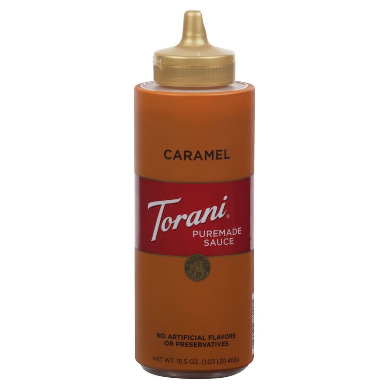 Torani Caramel Puremade Sauce, 16.5 oz