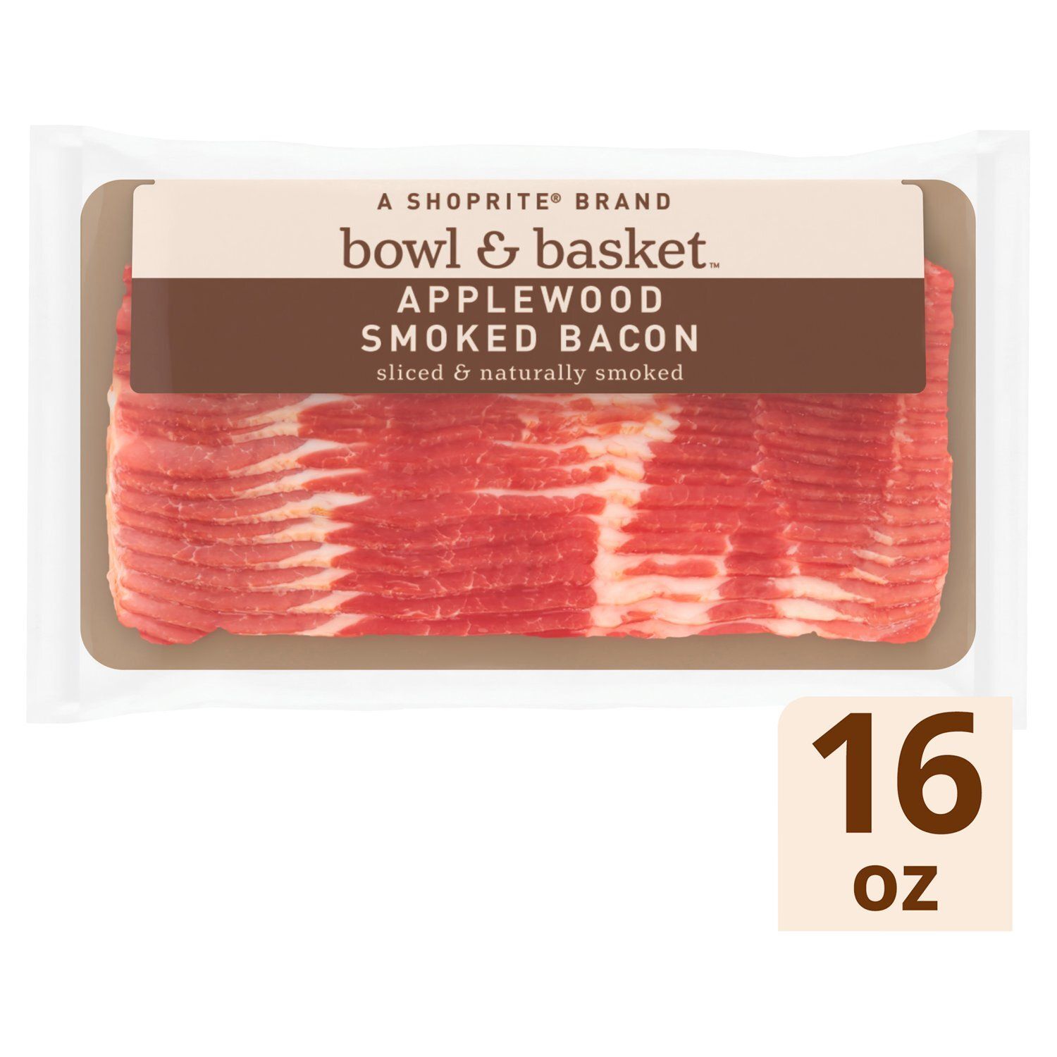 Bowl &amp; Basket Applewood Smoked Bacon, 16 oz