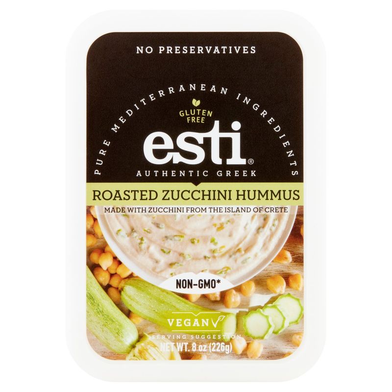 Esti Authentic Greek Roasted Zucchini Hummus, 8 oz
