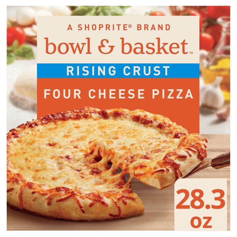 Bowl &amp; Basket Rising Crust Four Cheese Pizza, 28.3 oz