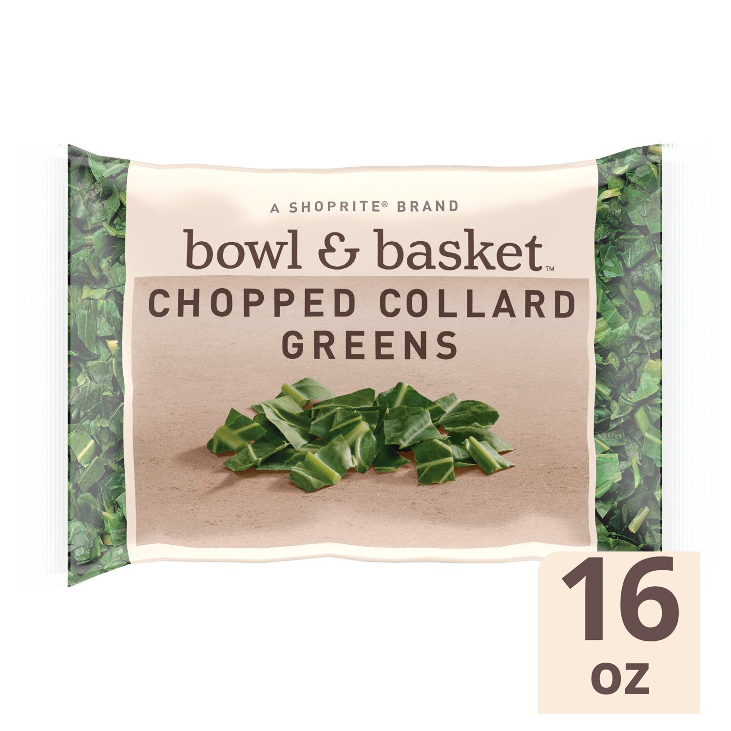 Bowl &amp; Basket Chopped Collard Greens, 16 oz