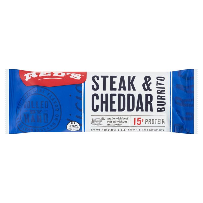 Red&#39;s Steak &amp; Cheddar Burrito, 5 oz