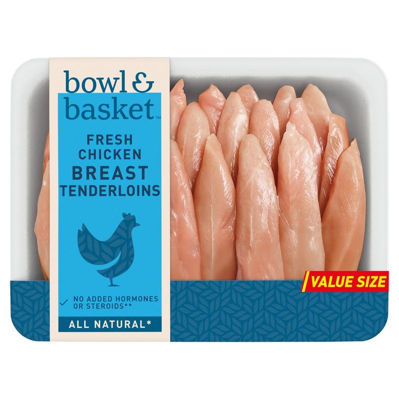 Bowl &amp; Basket Fresh Chicken Breast Tenderloins Value Size