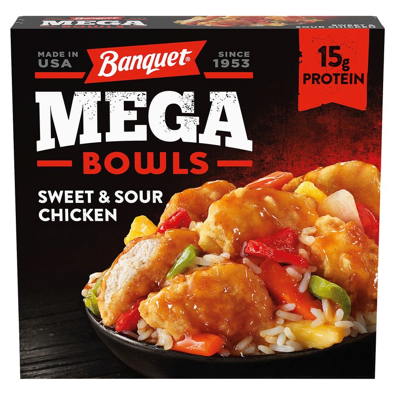 Banquet Mega Bowls Sweet &amp; Sour Chicken, 13 oz