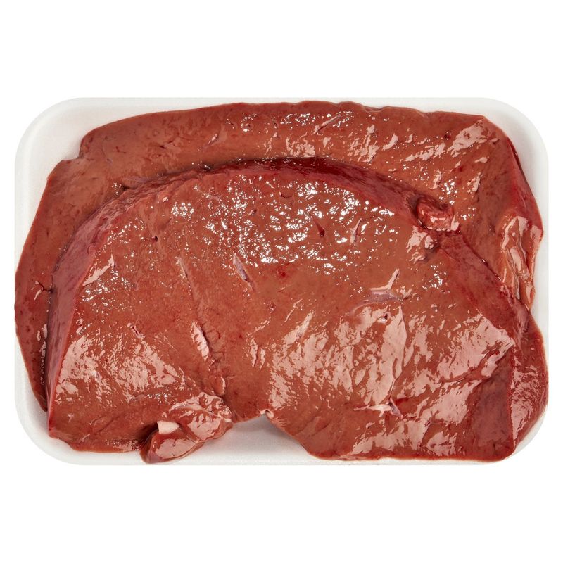 Fresh Veal Livers, Average Weight 1 lb Pack