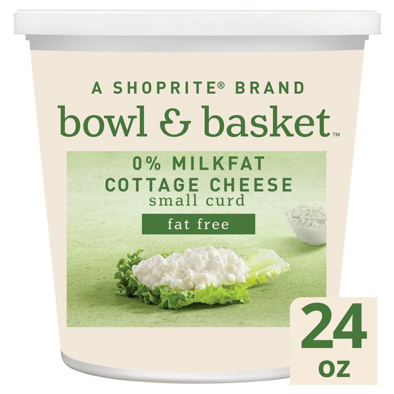Bowl &amp; Basket Small Curd 0 % Milkfat Cottage Cheese, 24 oz
