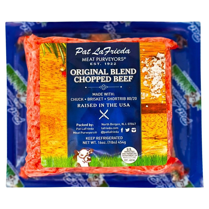 Pat LaFrieda Meat Purveyors Original Blend Chopped Beef, 16 oz