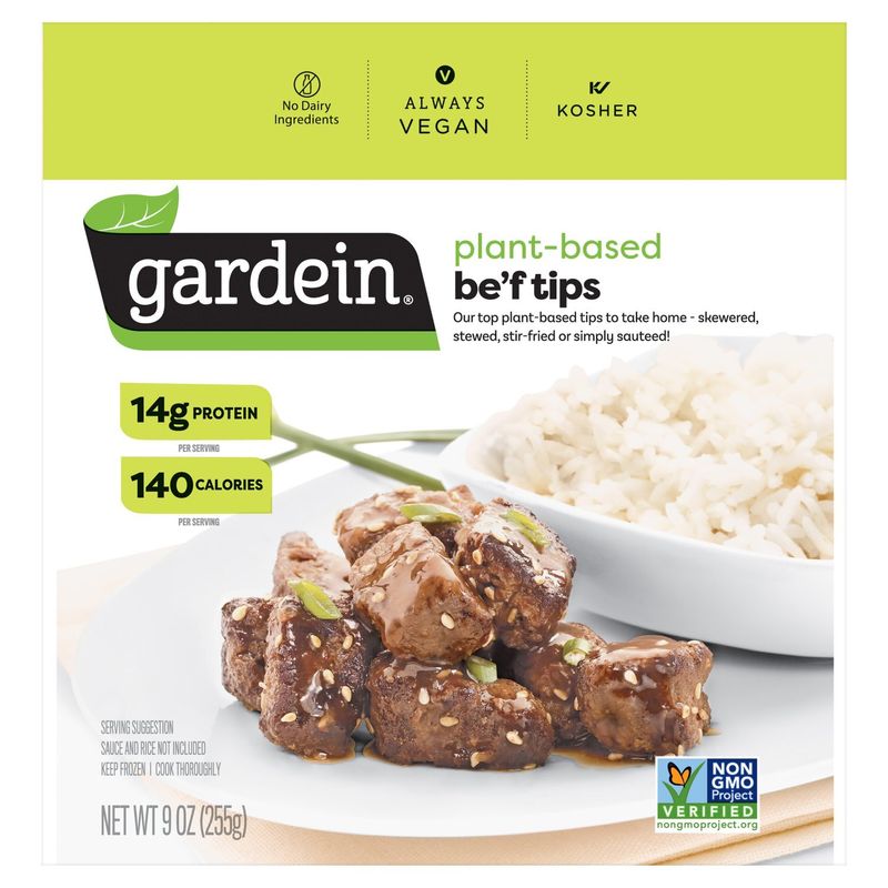 Gardein Plant-Based Be&#39;f Tips, 9 oz