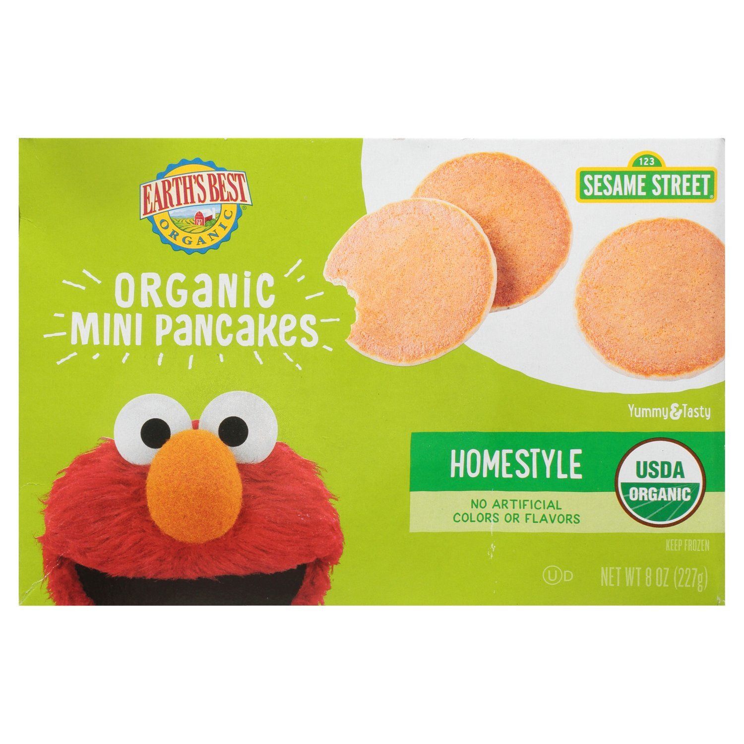 Earth&#39;s Best Organic Homestyle Mini Pancakes, 8 oz