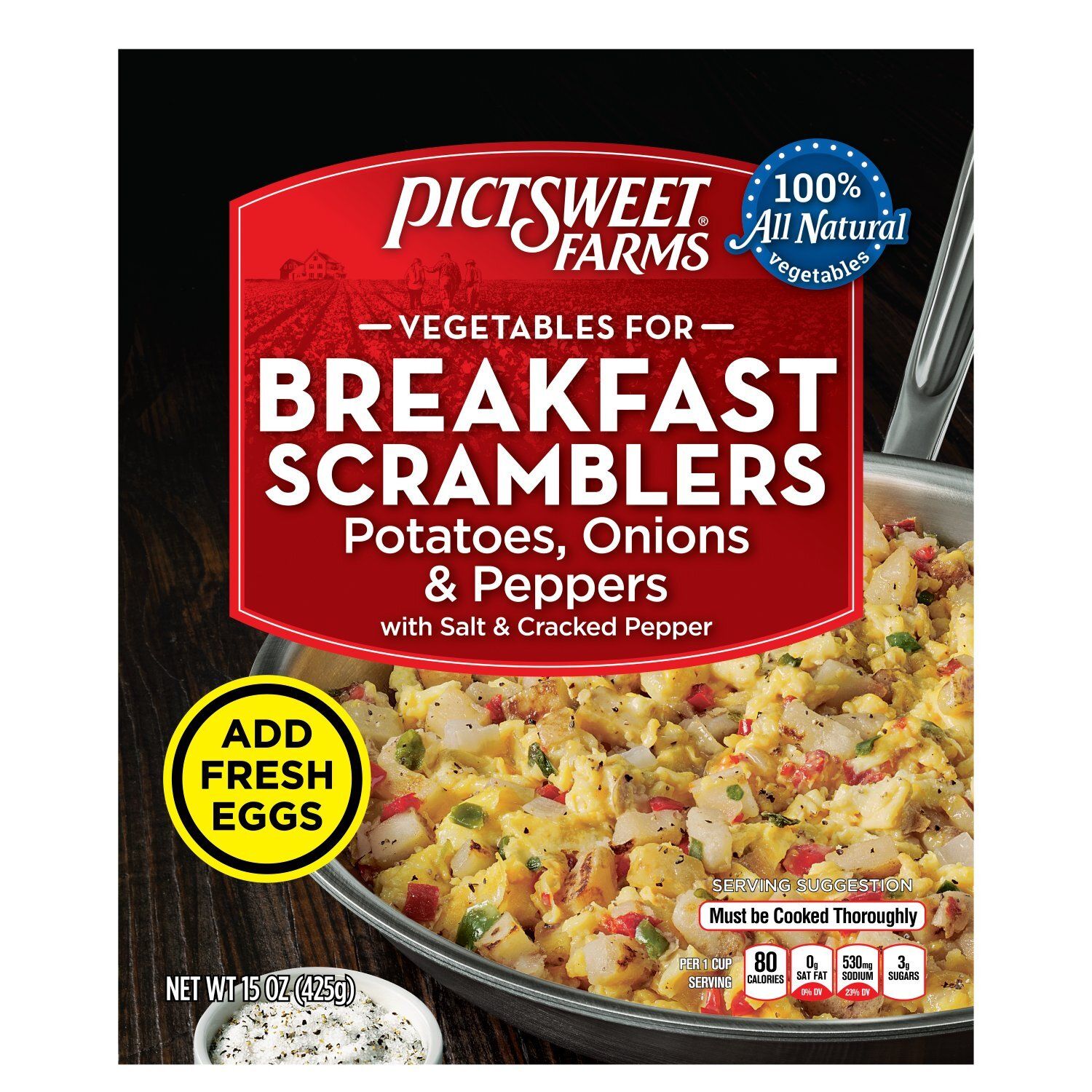 Pictsweet Farms Vegetables for Breakfast Scramblers Potatoes, Onions &amp; Peppers, 15 oz