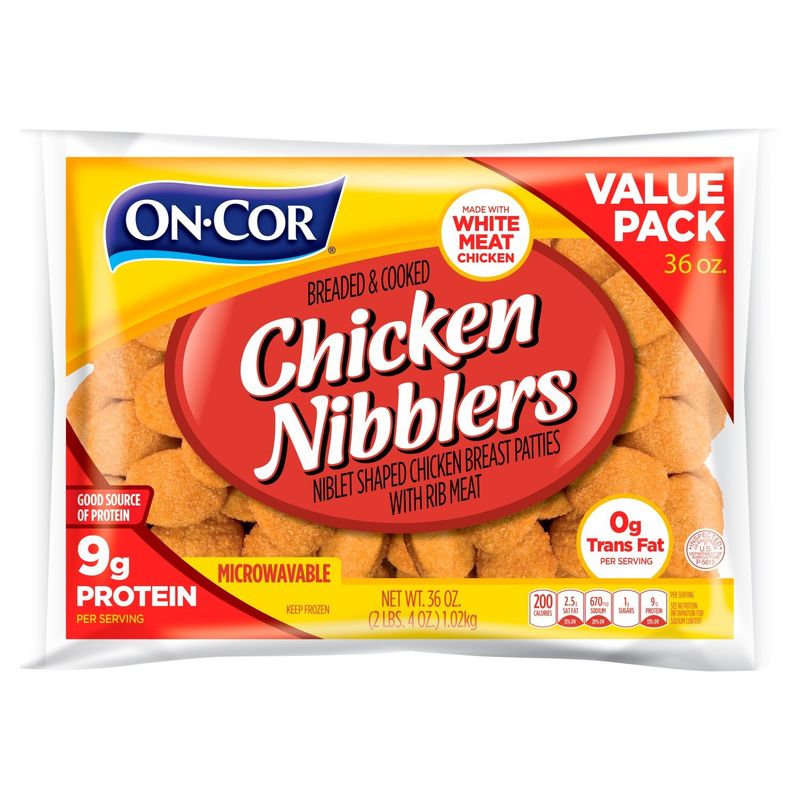 On-Cor Breaded &amp; Cooked Chicken Nibblers Value Pack, 36 oz