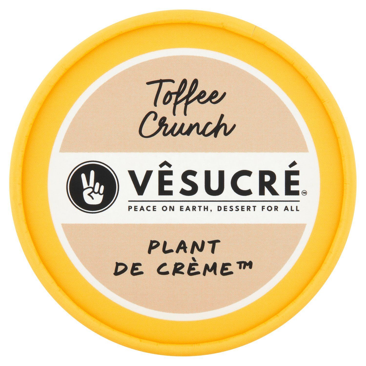 Vêsucré Toffee Crunch Plant de Crème, 5.2 fl oz