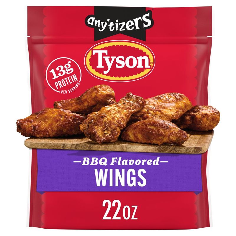 Tyson Any&#39;tizers BBQ Flavored Wings, 22 oz