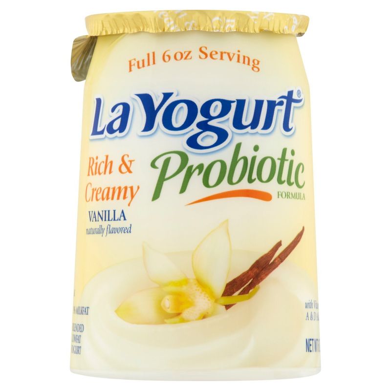 La Yogurt Rich &amp; Creamy Vanilla Blended Lowfat Yogurt, 6 oz