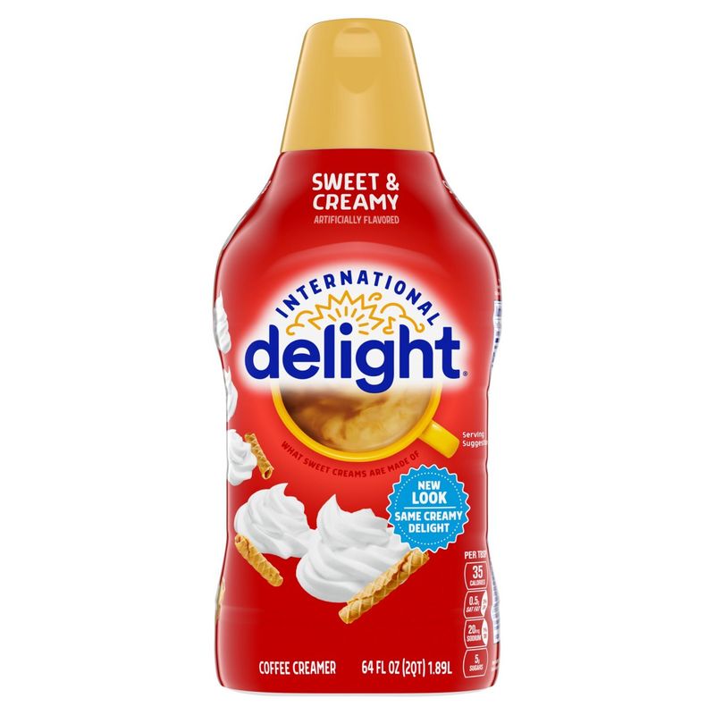 International Delight Sweet &amp; Creamy Coffee Creamer, 64 fl oz