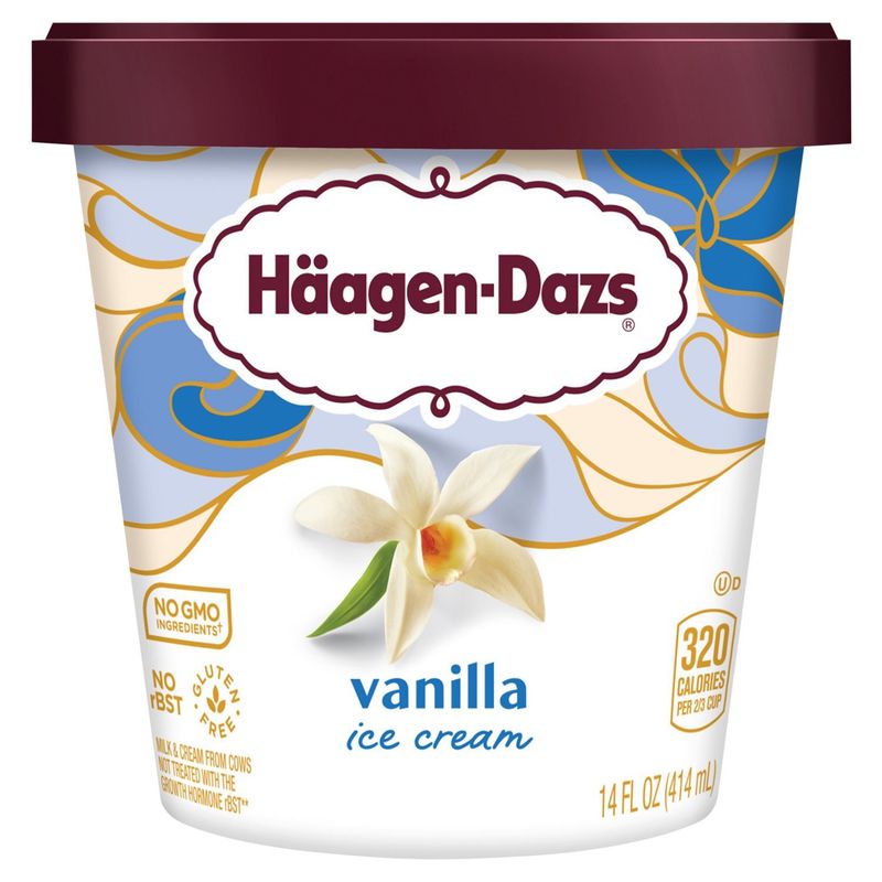 Häagen-Dazs Vanilla Ice Cream, 14 fl oz