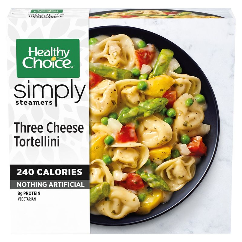 Healthy Choice Simply Steamers Three Cheese Tortellini, 9 oz