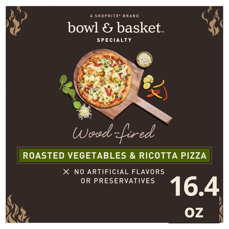Bowl &amp; Basket Specialty Roasted Vegetables &amp; Ricotta Pizza, 16.4 oz