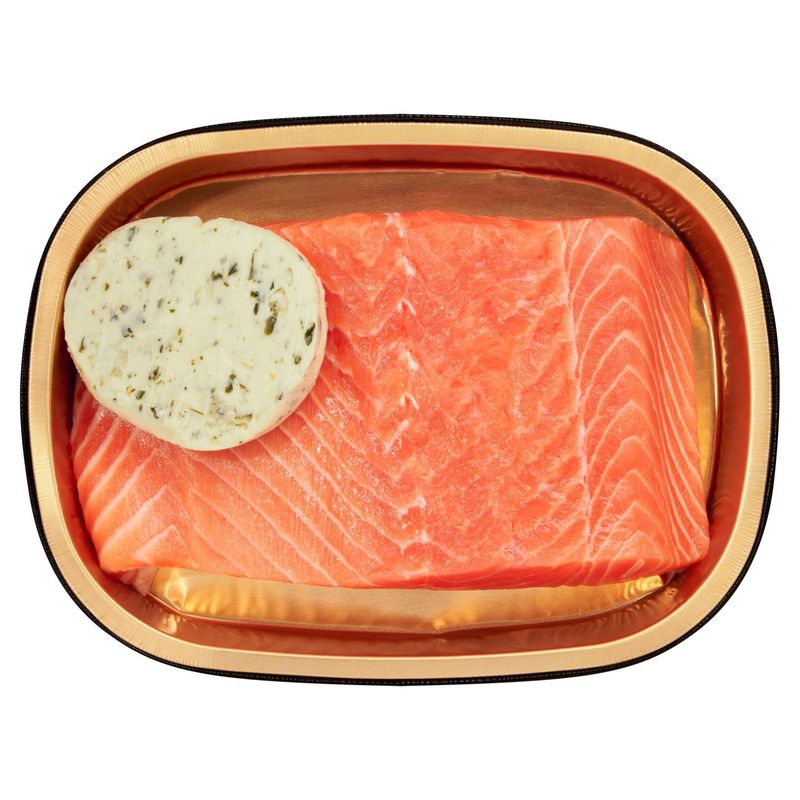 Fresh Take &amp; Bake Garlic Salmon Fillet