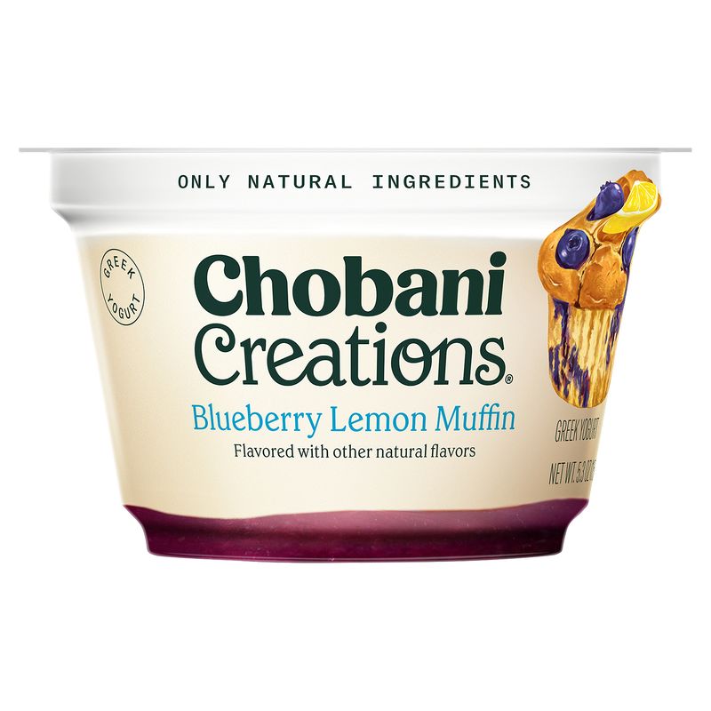 Chobani Creations Blueberry Lemon Muffin Greek Yogurt, 5.3 oz