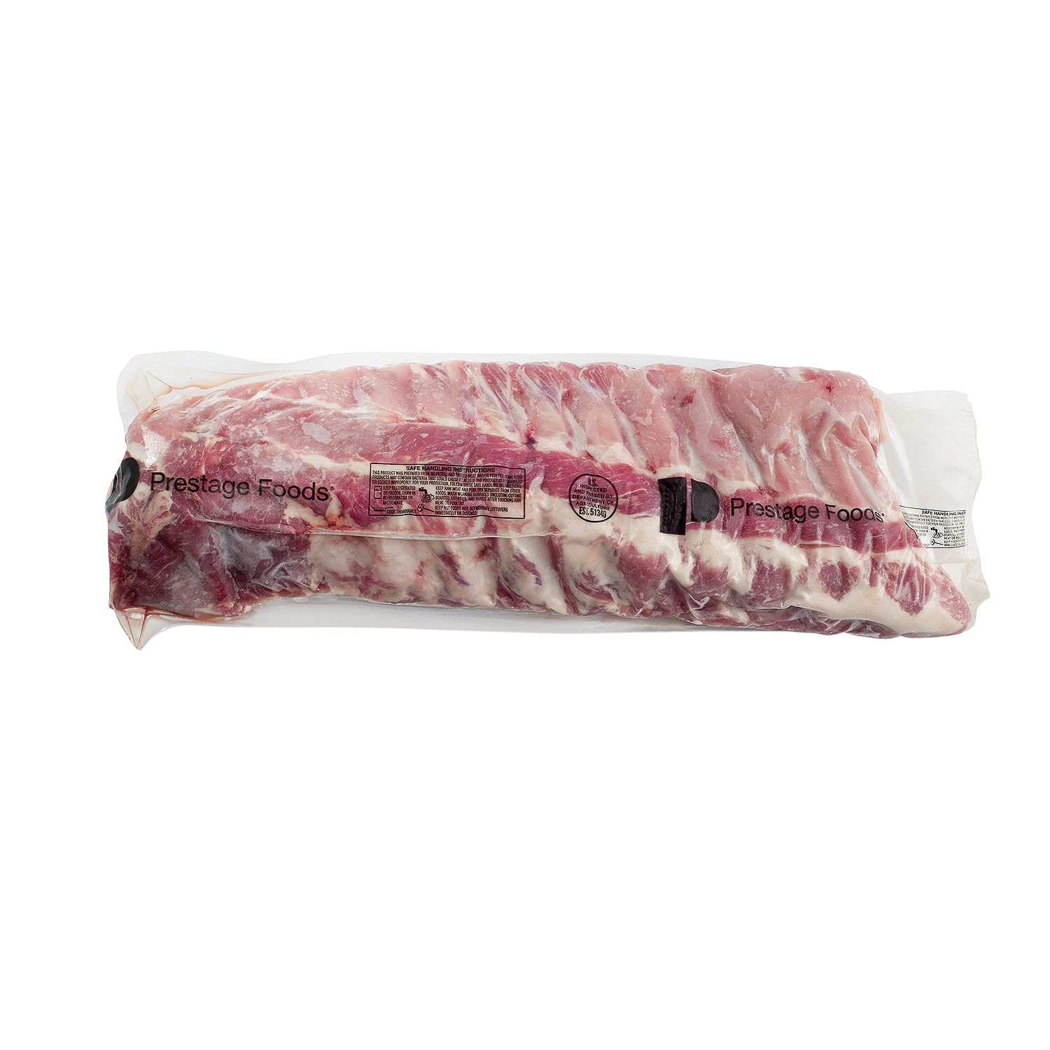 Frozen Pork Loin Baby Back Ribs, Average Weight 2.5 lb Pack