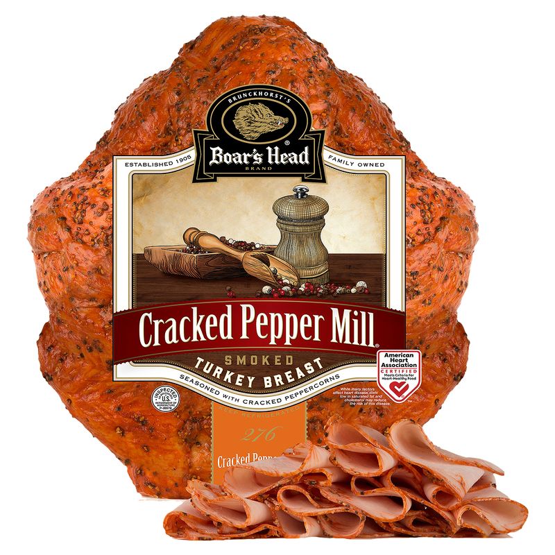 Boar&#39;s Head Cracked Pepper Mill Smoked Turkey Breast