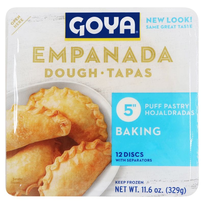 Goya 5&quot; Baking Empanada Dough Tapas, 12 count, 11.6 oz