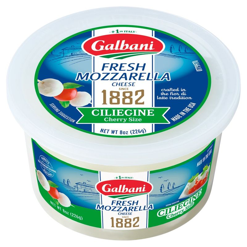 Galbani Ciliegine Cherry Size Fresh Mozzarella Cheese, 8 oz