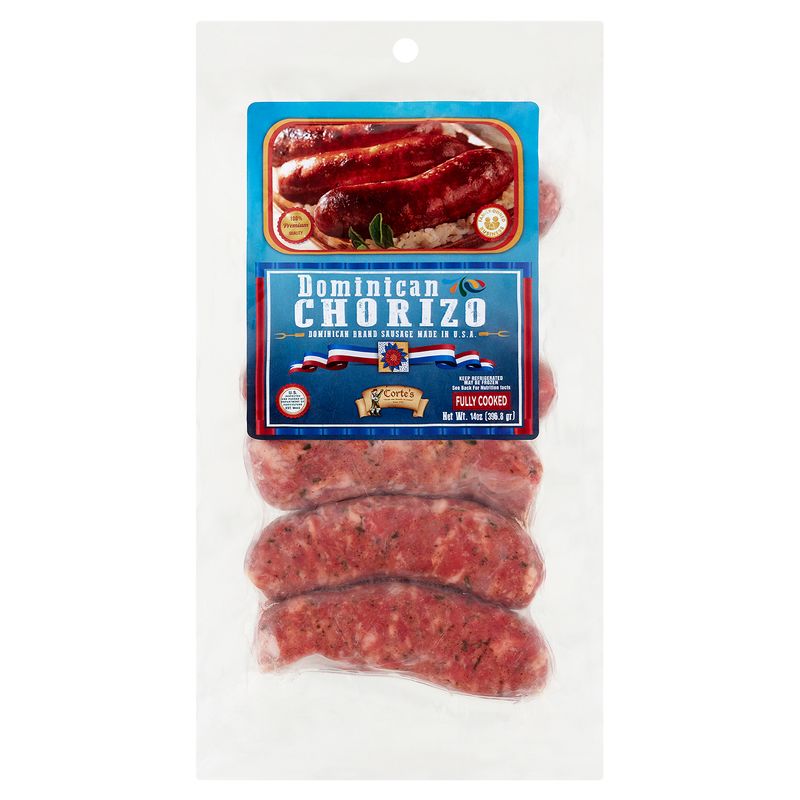 Corte&#39;s Dominican Chorizo Sausage, 14 oz