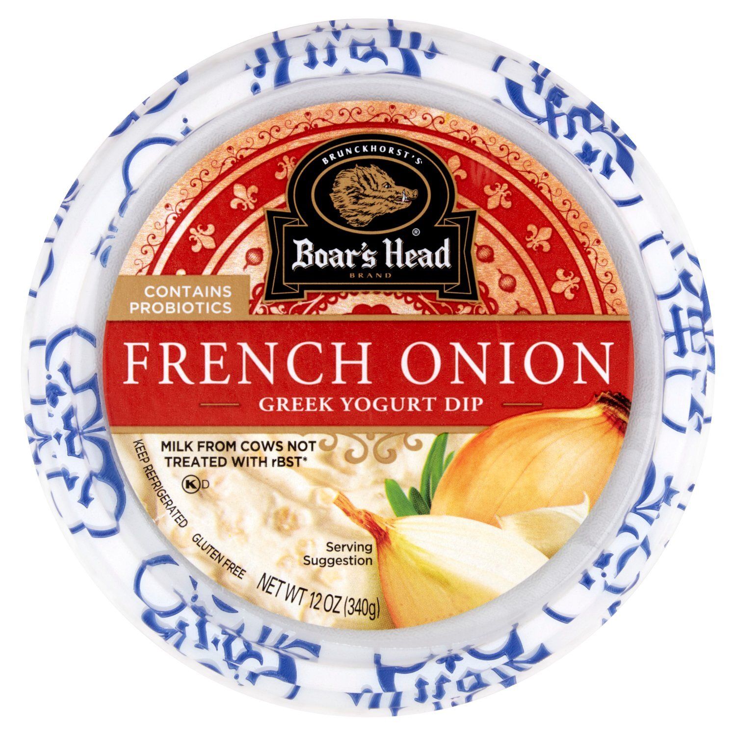 Boar&#39;s Head French Onion Greek Yogurt Dip, 12 oz
