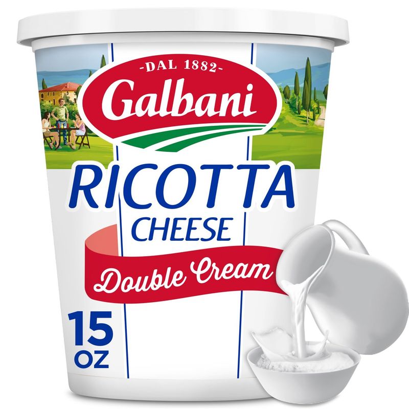 Galbani Double Cream Whole Milk Ricotta Cheese, 15 oz