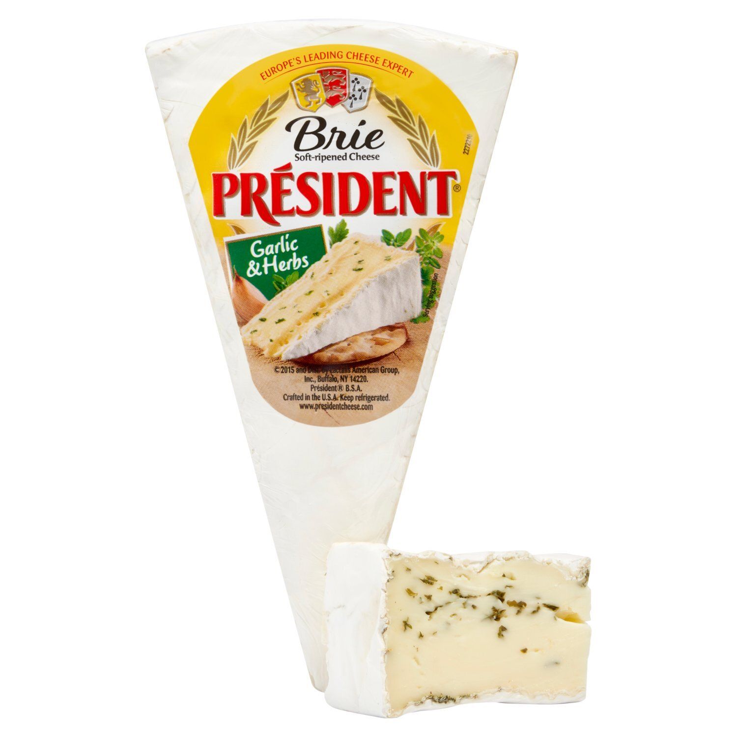 President Brie Cheese with Garlic &amp; Herbs