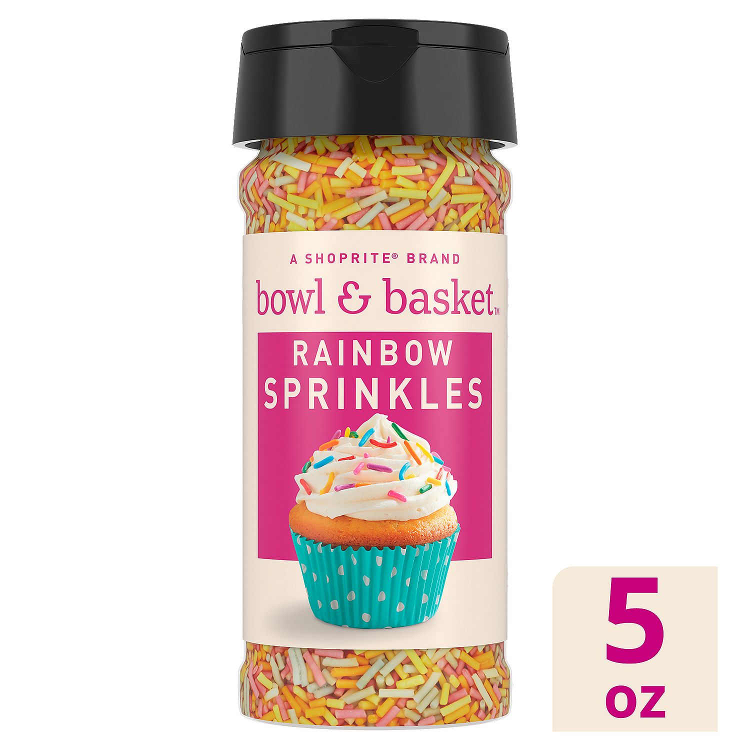 Bowl &amp; Basket Rainbow Sprinkles, 5 oz