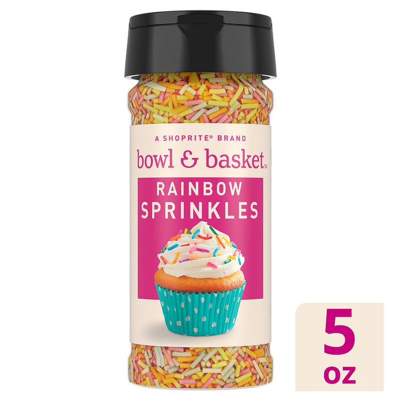 Bowl &amp; Basket Rainbow Sprinkles, 5 oz