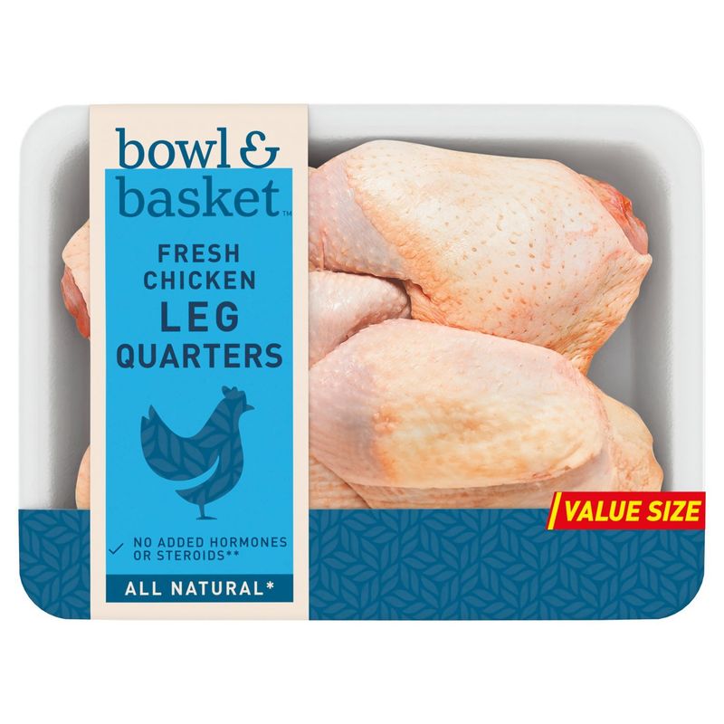 Bowl &amp; Basket Fresh Chicken Leg Quarters Value Size